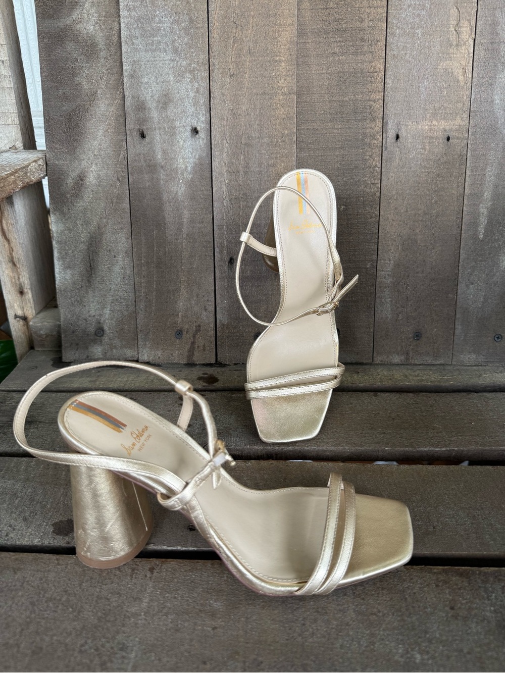Sam Edelman "Kit" Slingback Block Heel Sandals | SZ 8M